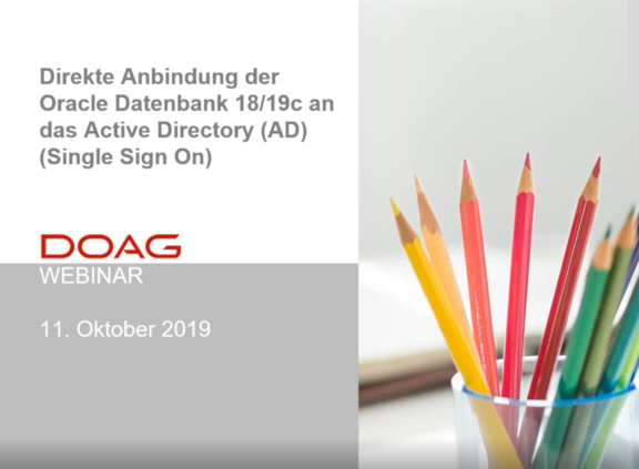 DOAG Datenbank Webinar AD
