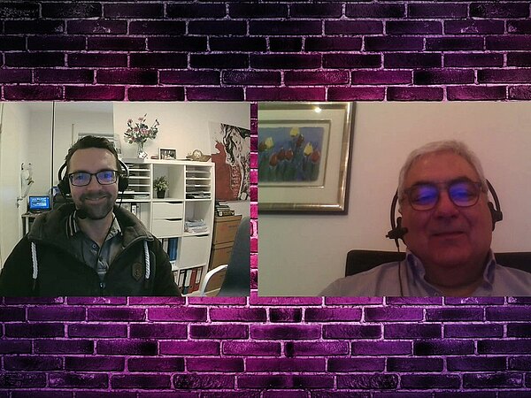 Robotron Security-Experte Marco Mischke im Gespräch mit dem DOAG-Aktiven Bruno Cirone.